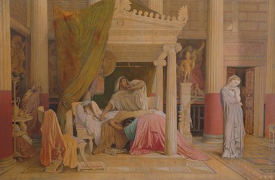 Antiochus ve Stratonike, 1840 by Jean Auguste Dominique Ingres