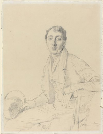Doktor Louis Martinet by Jean Auguste Dominique Ingres