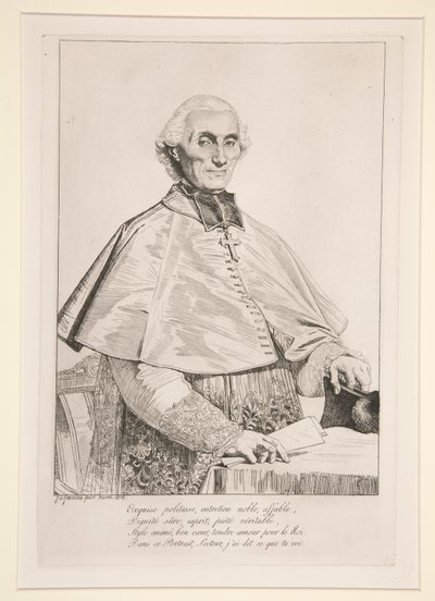Gabriel Cortois de Pressigny by Jean Auguste Dominique Ingres