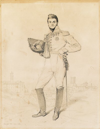 General Louis-Etienne Dulong de Rosnay, 1818 by Jean Auguste Dominique Ingres