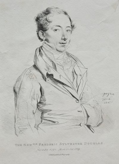 Saygıdeğer Frederic Sylvester Douglas, 1815. by Jean Auguste Dominique Ingres