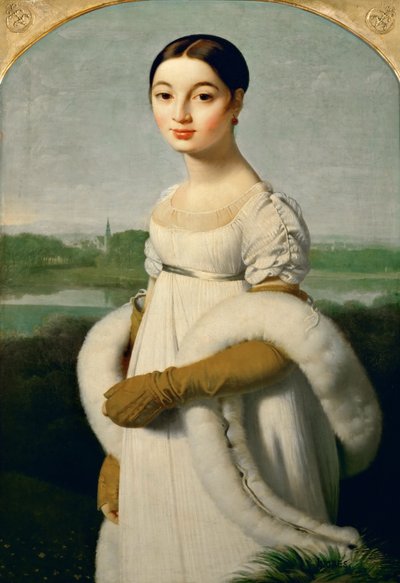 Bayan Caroline Riviere by Jean Auguste Dominique Ingres