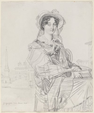 Mars. Charles Badem by Jean Auguste Dominique Ingres