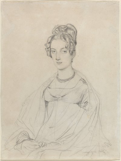 Bayan Edward Dodwell by Jean Auguste Dominique Ingres