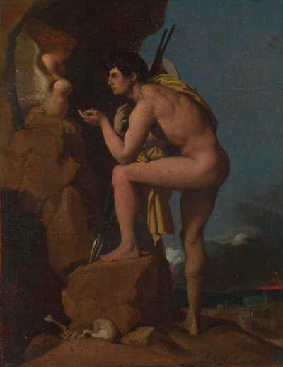 Oidipus ve Sfenks, c. 1826 by Jean Auguste Dominique Ingres