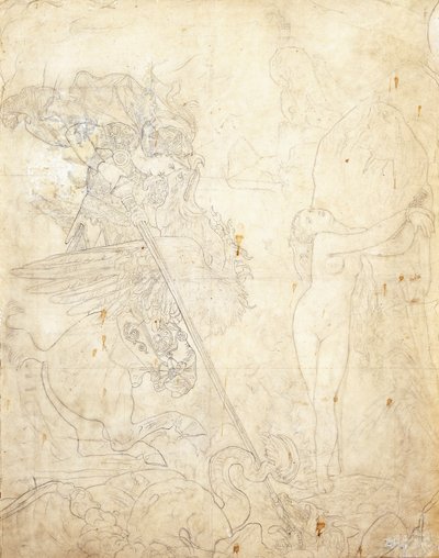Roger ve Angelique, by Jean Auguste Dominique Ingres