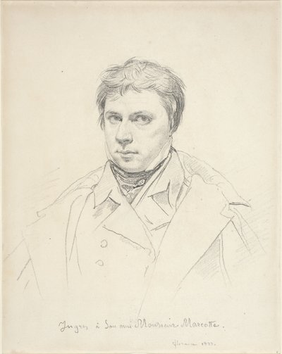 Otoportre by Jean Auguste Dominique Ingres