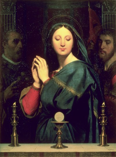 Ev Sahibi ile Bakire, 1841 by Jean Auguste Dominique Ingres