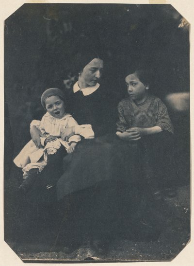 İki Çocuklu Anne, c. 1855. by Jean Baptist Frénet