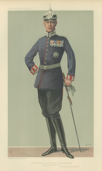 SAİK Almanya Veliaht Prensi (renkli taş) by Jean Baptiste (after) Guth