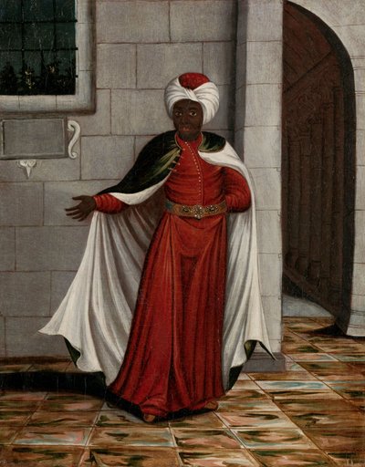 Sultan'ın Kara Hadımlarının Şefi Kislar Ağası by Jean Baptiste (circle of) Vanmour
