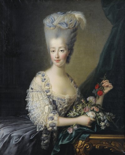 Savoy Prensesi Maria Theresa 1756-1805, Artois Kontesi by Jean Baptiste André Gautier Dagoty