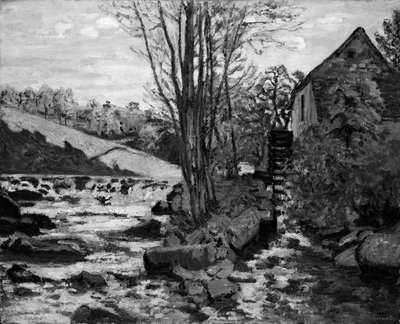 Pont Maupuit Değirmeni by Jean Baptiste Armand Guillaumin