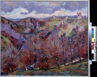 Kalıntılar ile manzara. Jean-Baptiste (Jean Baptiste) Armand Guillaumin