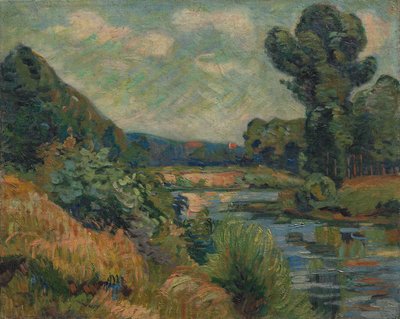 Marne Banks at Charenton, c. 1895. by Jean Baptiste Armand Guillaumin