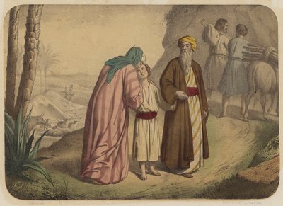 Kurban için Ayrılış by Jean Baptiste Auguste Leloir