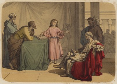 Doktorlar Arasında İsa by Jean Baptiste Auguste Leloir
