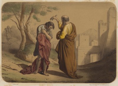 Samuel Sacre Saul by Jean Baptiste Auguste Leloir