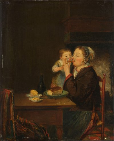 Bir Anne ve Çocuğu, 1794 by Jean Baptiste Bernard Coclers