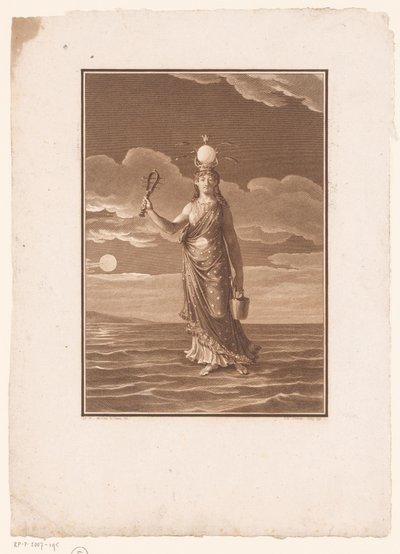 İsis, bin ismin tanrıçası veya kişileştirilmiş doğa La Déesse Myrionime, Isis, ou la Nature Personifiée by Jean Baptiste Blaise Simonet