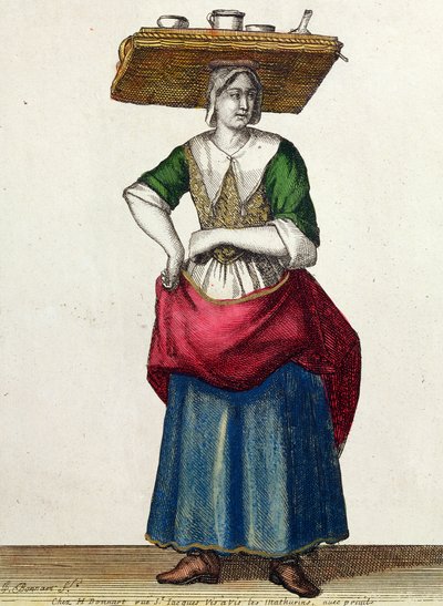 Cheese Crier, 17. yüzyıl sonu by Jean Baptiste Bonnart