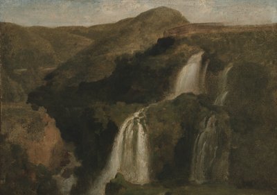 Tivoli Şelaleleri by Jean Baptiste Camille Corot