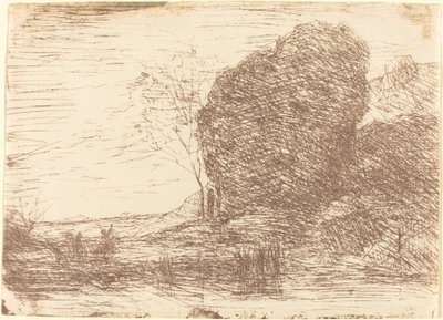 Pan La Fete de Pan Bayramı, 1860. by Jean Baptiste Camille Corot