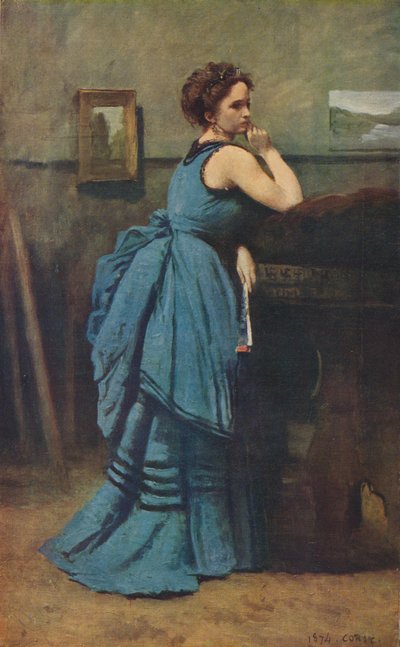 Mavili Kadın, 1874, 1939 by Jean Baptiste Camille Corot
