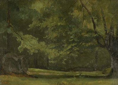 Fontainebleau - Ormanda, c. 1823-24 by Jean Baptiste Camille Corot