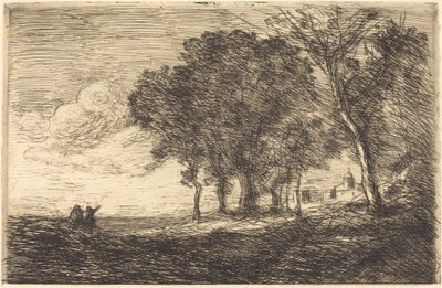 İtalyan Manzarası by Jean Baptiste Camille Corot