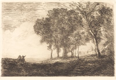 İtalyan Manzarası by Jean Baptiste Camille Corot