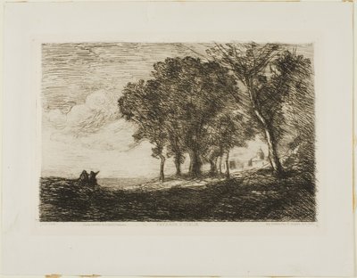 İtalyan Manzarası by Jean-Baptiste-Camille Corot