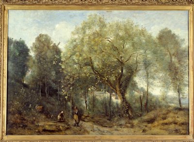 Le catalpa, Avray şehrinin hatırası Resim Camille Corot (1796-1875) 1869 Güneş. 0,93x1,33 m Paris, Orsay Müzesi by Jean Baptiste Camille Corot