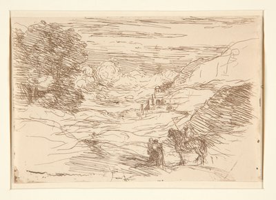 Les Paladins (Gezici Şövalyeler) by Jean Baptiste Camille Corot