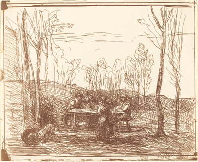 Açıklıkta Öğle Yemeği Açıklıkta Bir Öğle Yemeği, 1857. by Jean Baptiste Camille Corot