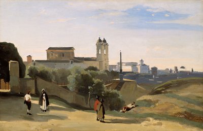 Monte Pincio, Roma by Jean Baptiste Camille Corot