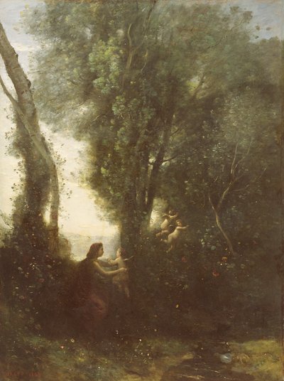 sabah, 1865 by Jean Baptiste Camille Corot