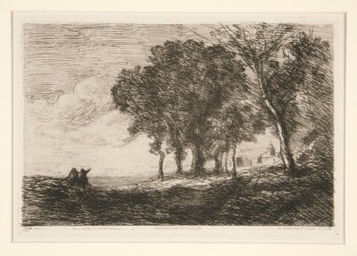Peyzaj by Jean-Baptiste-Camille Corot