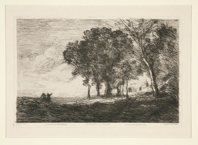 Peyzaj by Jean Baptiste Camille Corot