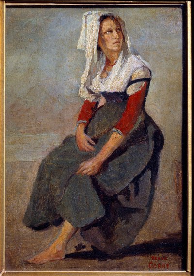 Başı yukarıda oturan İtalyan Maria de Sorre