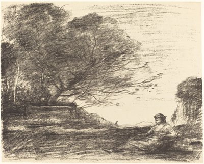 Sappho Sapho, 1871 by Jean Baptiste Camille Corot