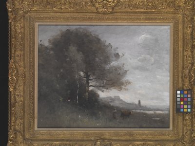 İtalya'dan Hatıra (tuval üzerine yağlı boya) by Jean Baptiste Camille Corot