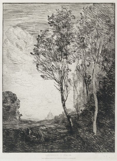 İtalya'dan hatıra, 1863 by Jean Baptiste Camille Corot