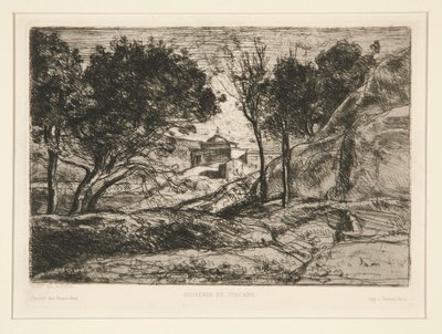 Hatıra de Toscane (Toskana Hafızası) by Jean Baptiste Camille Corot