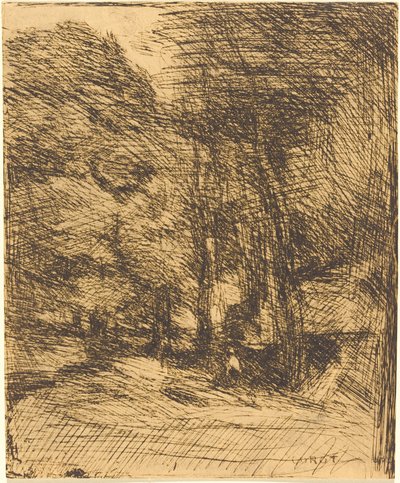 Bas-Breau Hatırası by Jean Baptiste Camille Corot