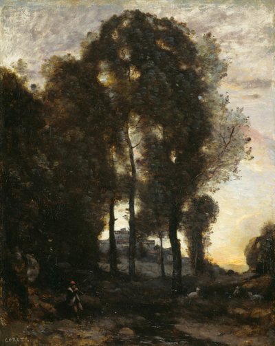 İtalya hatırası, 185560. by Jean Baptiste Camille Corot