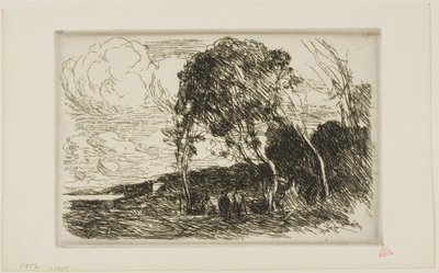 Douai Tahkimatı Hatırası by Jean Baptiste Camille Corot