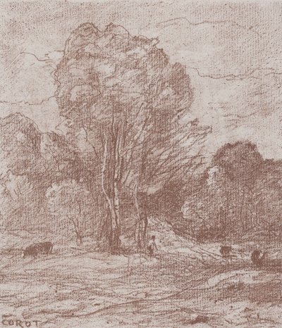 İneklerin Dinlenme Yeri İneklerin Dinlenme Yeri, 1871. by Jean Baptiste Camille Corot