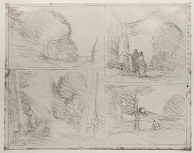 Perikles Bahçesi, Ressamlar Yolu, Karalama, Büyük Oduncu, 1921