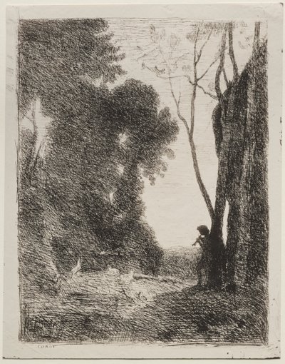 Küçük Çoban by Jean Baptiste Camille Corot